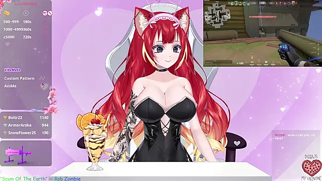 Snapshot of LewdKira_VT chatting on February 2025 09:10:01 AM LewdKira VT online show from February 2025 09:10:01 AM