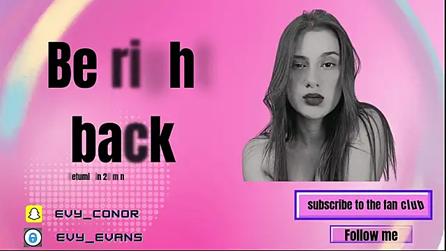 Snapshot of Evy_conor chatting on October 2025 03:55:01 PM Evy conor online show from October 2025 03:55:01 PM