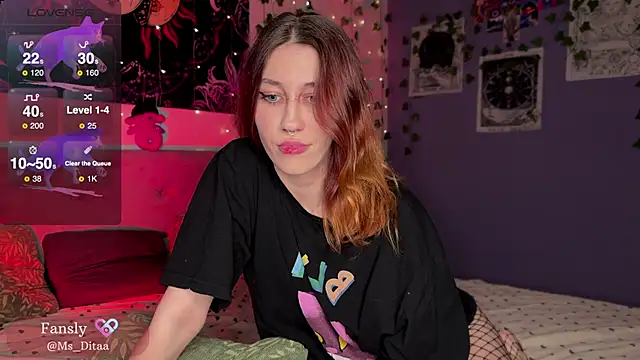 Dita Redrum online show from October 2025 09:37:01 PM