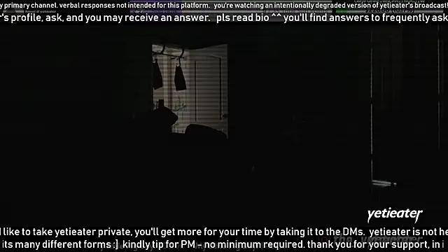 Snapshot of yetieater chatting on December 2024 10:26:01 PM yetieater online show from December 2024 10:26:01 PM