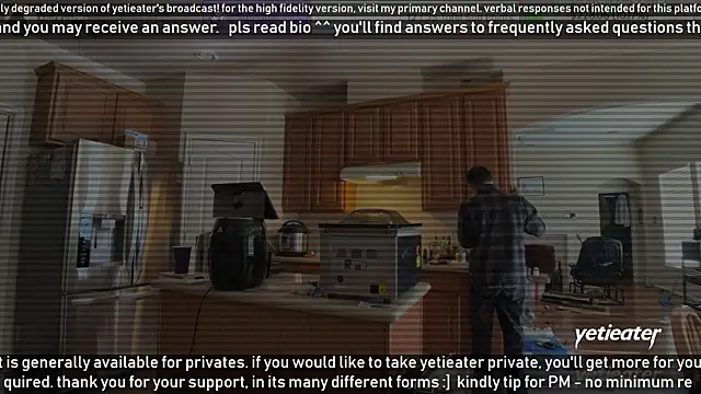 Snapshot of yetieater chatting on January 2025 05:44:02 PM yetieater online show from January 2025 05:44:02 PM