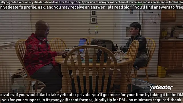 Snapshot of yetieater chatting on January 2025 02:24:02 AM yetieater online show from January 2025 02:24:02 AM