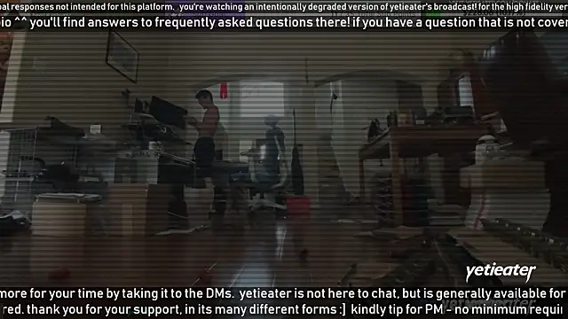 Snapshot of yetieater chatting on January 2025 06:10:02 PM yetieater online show from January 2025 06:10:02 PM