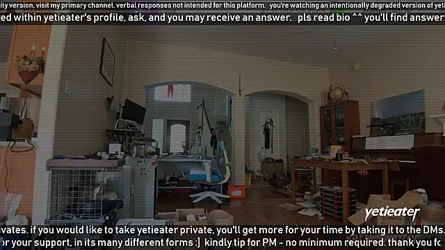 Snapshot of yetieater chatting on March 2025 08:11:01 PM yetieater online show from March 2025 08:11:01 PM