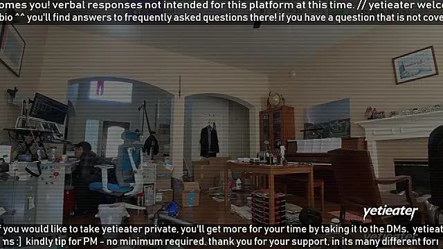 Snapshot of yetieater chatting on January 2026 07:11:01 PM yetieater online show from January 2026 07:11:01 PM