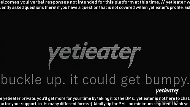 yetieater online show from May 2026 05:07:02 PM
