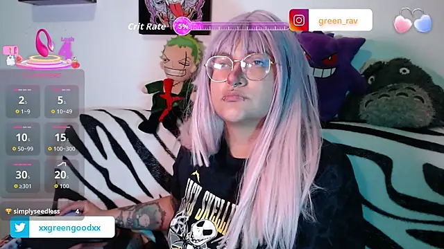 XxGreenGoodxX online show from November 2025 11:32:01 PM