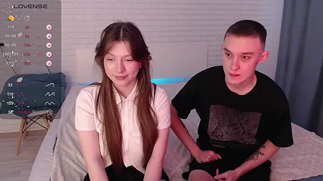 Snapshot of Blushing_couple chatting on September 2025 10:47:01 AM Blushing couple online show from September 2025 10:47:01 AM