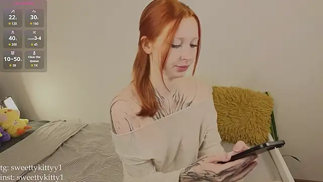 sweettykitty online show from July 2026 11:41:01 AM