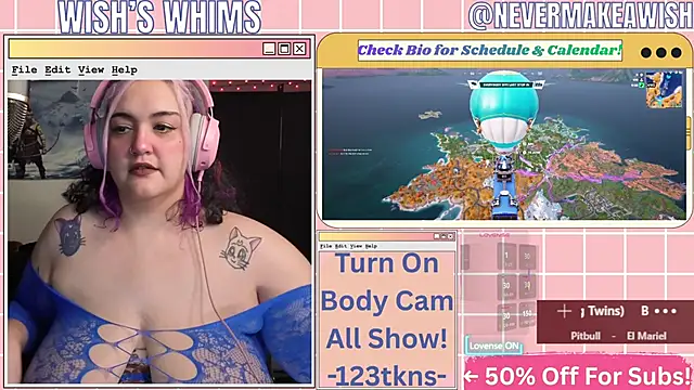 nevermakeawish online show from June 2026 10:53:02 AM