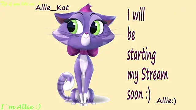 Allie Kat online show from May 2026 01:27:01 PM