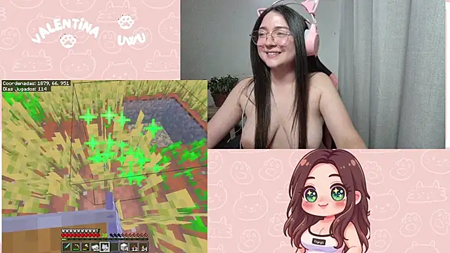 Snapshot of valentinauwu chatting on March 2026 05:08:02 AM valentinauwu online show from March 2026 05:08:02 AM