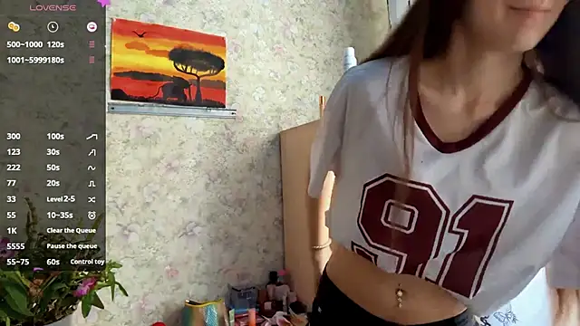 Cuteviola online show from April 2026 01:00:01 AM