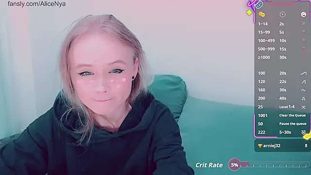 AliceNya cute online show from November 2025 03:39:01 AM