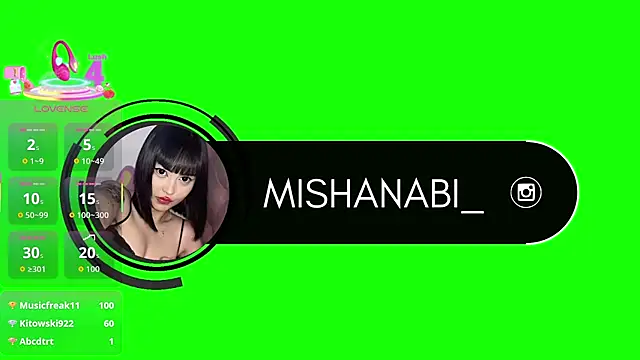 Snapshot of Mishanabi_ chatting on December 2025 07:55:01 PM Mishanabi online show from December 2025 07:55:01 PM