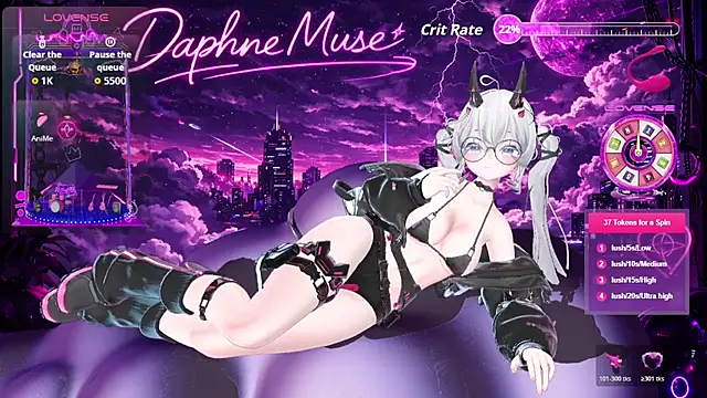 Muse Daphne online show from March 2026 08:03:02 PM
