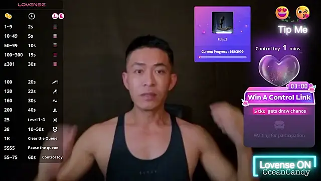 Snapshot of OceanCandy9 chatting on January 2026 01:49:01 PM OceanCandy9 online show from January 2026 01:49:01 PM