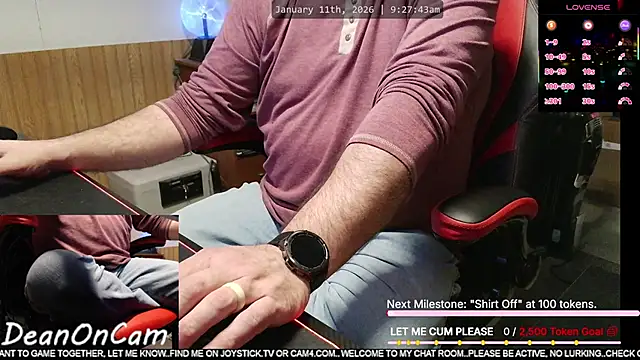 Snapshot of DeanonCam chatting on January 2026 03:28:01 PM DeanonCam online show from January 2026 03:28:01 PM