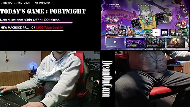 Snapshot of DeanonCam chatting on January 2026 03:38:01 PM DeanonCam online show from January 2026 03:38:01 PM