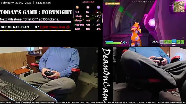 Snapshot of DeanonCam chatting on February 2026 11:22:02 AM DeanonCam online show from February 2026 11:22:02 AM