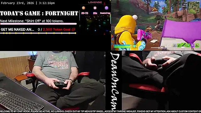 Snapshot of DeanonCam chatting on February 2026 09:12:02 PM DeanonCam online show from February 2026 09:12:02 PM