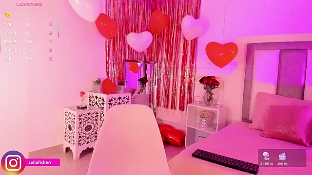 Snapshot of Leilafisherr chatting on February 2026 09:11:01 PM Leilafisherr online show from February 2026 09:11:01 PM