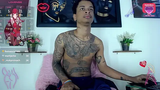 Snapshot of Tatoo_Noah chatting on February 2026 12:53:02 PM Tatoo Noah online show from February 2026 12:53:02 PM