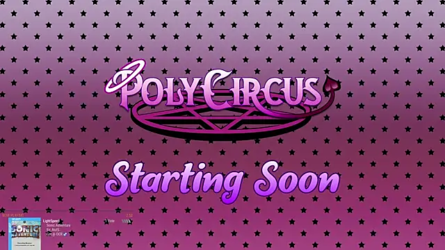 Snapshot of PolyCircus chatting on June 2026 02:27:02 AM PolyCircus online show from June 2026 02:27:02 AM