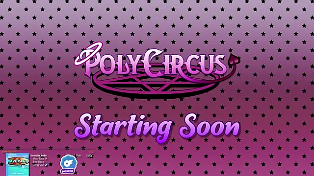 Snapshot of PolyCircus chatting on June 2026 04:56:01 AM PolyCircus online show from June 2026 04:56:01 AM