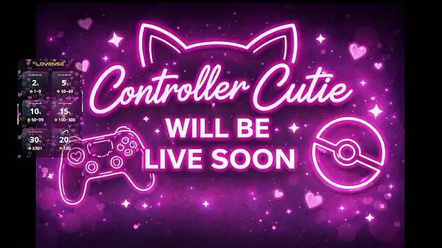 Controllercutie online show from June 2026 06:49:01 PM