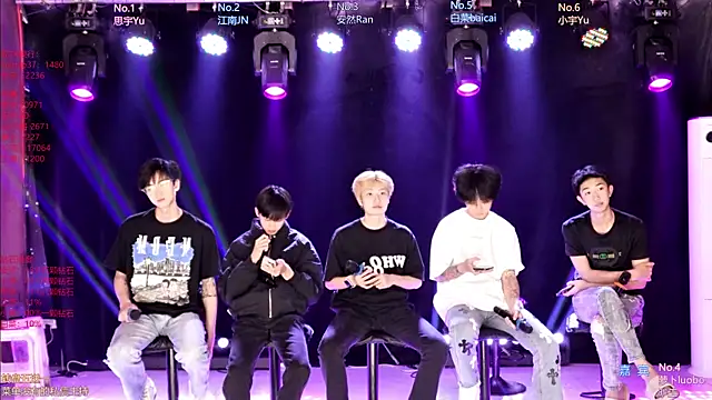 Snapshot of AOA-MIC chatting on April 2026 12:02:01 AM AOA-MIC online show from April 2026 12:02:01 AM