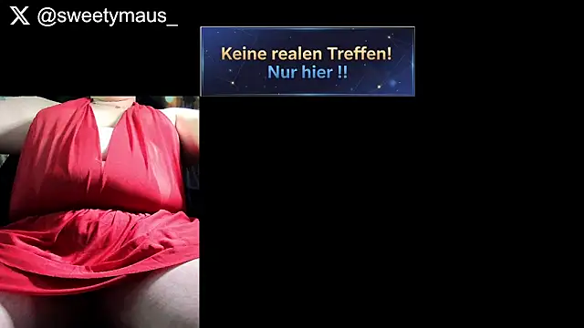 Sweety Maus online show from July 2026 03:36:01 PM