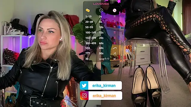 Snapshot of Erika_Kirman chatting on November 2025 12:00:02 PM Erika Kirman online show from November 2025 12:00:02 PM