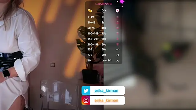 Erika Kirman online show from March 2026 10:26:01 AM