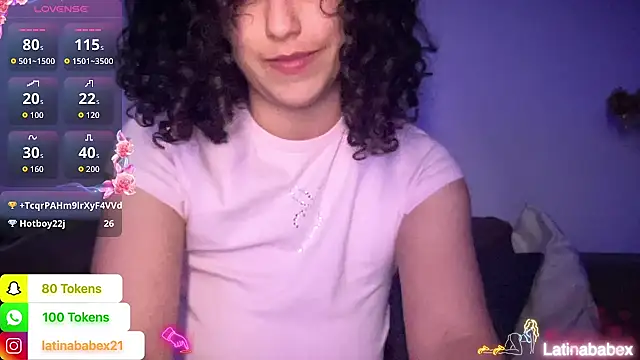 Latinababex online show from June 2026 07:48:01 PM