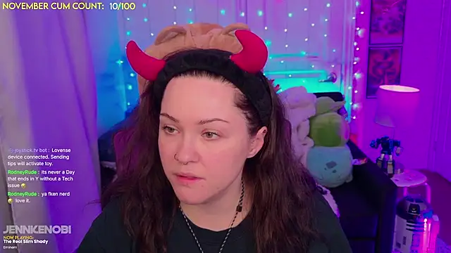 Snapshot of JennKenobi chatting on November 2025 03:56:01 PM JennKenobi online show from November 2025 03:56:01 PM