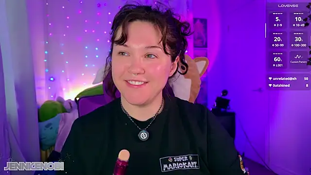 Snapshot of JennKenobi chatting on February 2026 03:43:01 PM JennKenobi online show from February 2026 03:43:01 PM