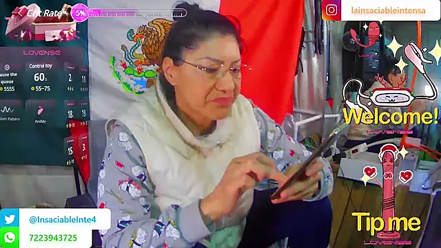 LaInsaciableIntensa online show from March 2025 11:22:01 PM