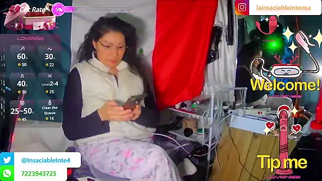 LaInsaciableIntensa online show from March 2025 12:52:01 PM