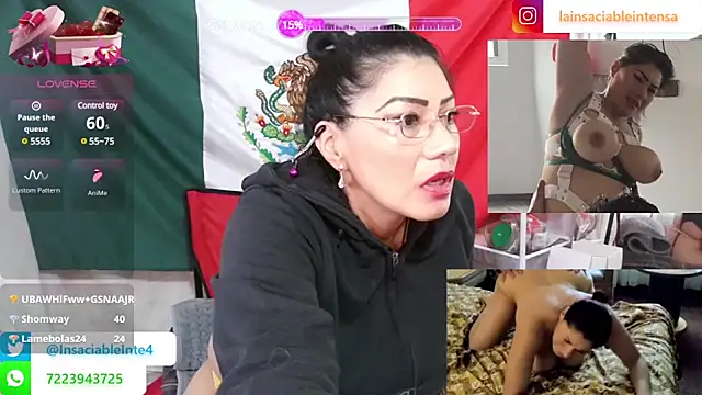 LaInsaciableIntensa online show from March 2025 08:32:02 PM