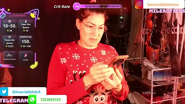 LaInsaciableIntensa online show from May 2026 02:08:02 AM