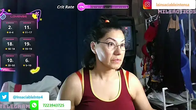 LaInsaciableIntensa online show from May 2026 01:45:01 AM