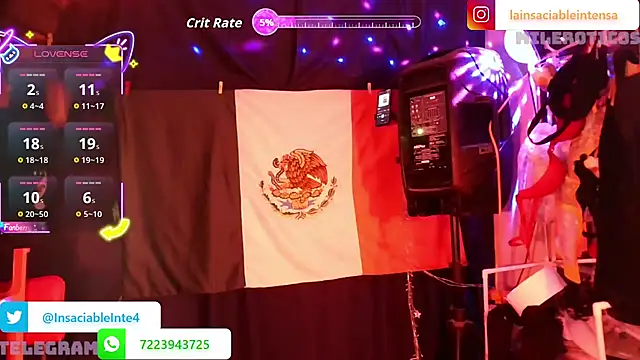 LaInsaciableIntensa online show from May 2026 01:32:02 AM