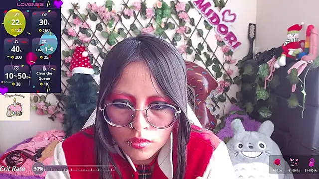 Snapshot of MidoriQuiinn chatting on December 2024 07:50:02 PM MidoriQuiinn online show from December 2024 07:50:02 PM