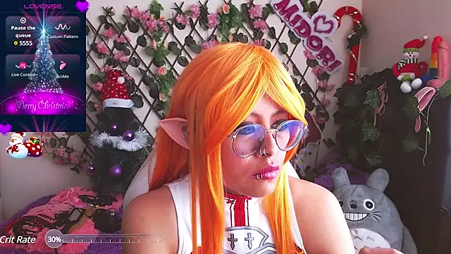 Snapshot of MidoriQuiinn chatting on December 2024 05:00:01 PM MidoriQuiinn online show from December 2024 05:00:01 PM