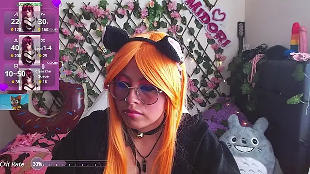 Snapshot of MidoriQuiinn chatting on January 2025 08:14:01 PM MidoriQuiinn online show from January 2025 08:14:01 PM