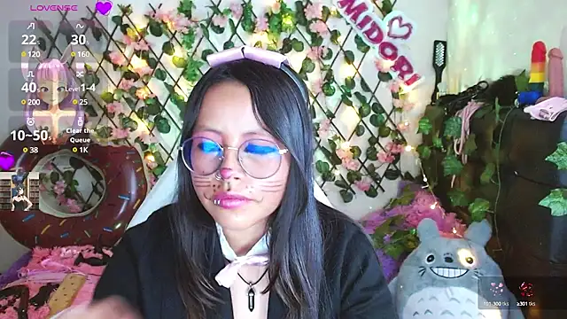 Snapshot of MidoriQuiinn chatting on January 2025 11:07:01 PM MidoriQuiinn online show from January 2025 11:07:01 PM