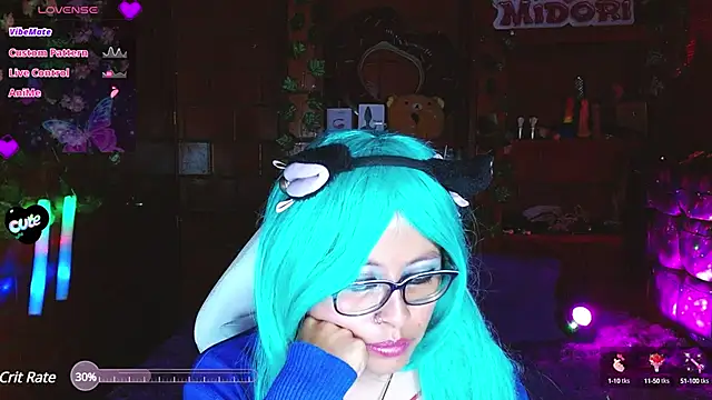 Snapshot of MidoriQuiinn chatting on March 2025 11:27:01 PM MidoriQuiinn online show from March 2025 11:27:01 PM