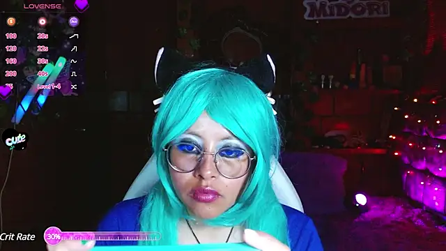 Snapshot of MidoriQuiinn chatting on March 2025 11:37:02 PM MidoriQuiinn online show from March 2025 11:37:02 PM