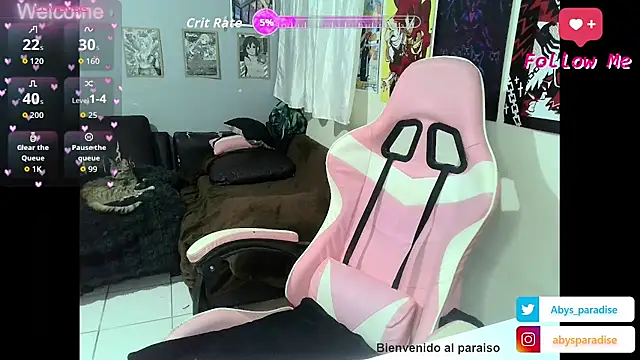 Snapshot of Abysparadise chatting on October 2025 04:15:01 AM Abysparadise online show from October 2025 04:15:01 AM